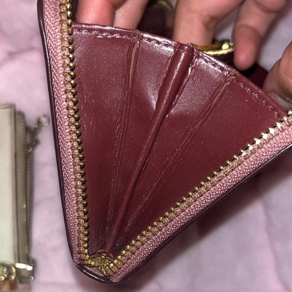 Coach Pink Floral Zip Wallet - Picture 14 of 14